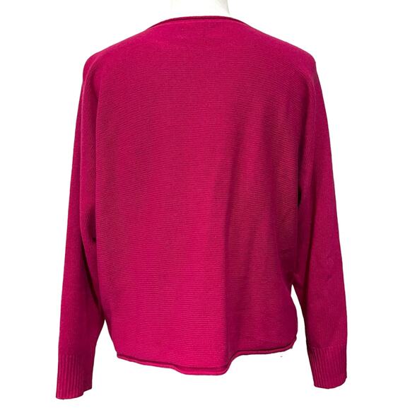 Bianco & Blu Sweater Women's Wool Blend Pullover Pink Made in Italy Size Small - Picture 5 of 8